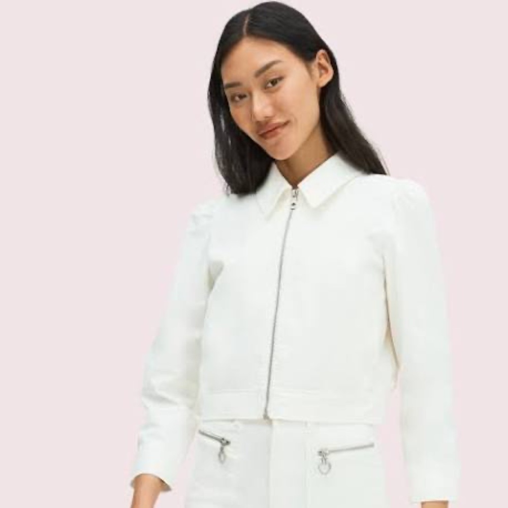 Kate Spade cropped denim jacket